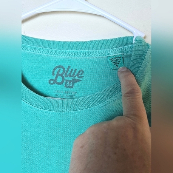 Men's Blue 84 Punta Gorda Long Sleeve Graphic Shirt, Size Small - Picture 4 of 4